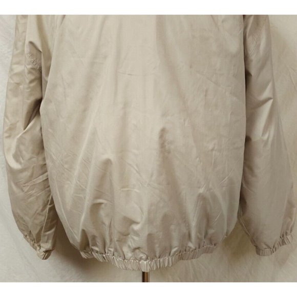 PGA Tour Men's XL Beige Golf Pullover Long Sleeve V Neck Windbreaker Jacket - Picture 3 of 12